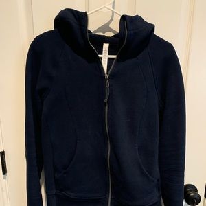 Women’s Lululemon Navy Scuba Hoodie size 8